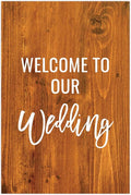 Andaz Press Extra Large Wedding Easel Board Party Sign, 12x18-inch, Rustic Barn by AndazPress
