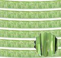 6 Pack 10 Ft Light Green Foil Fringe Garland Metallic Streamers Tinsel Banner by LANTIANCHEN