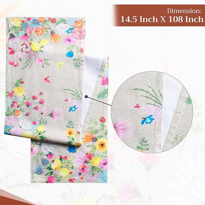 Maison d' Hermine Table Runner 100% Cotton Single Layer Table Runners 108 - Image 4