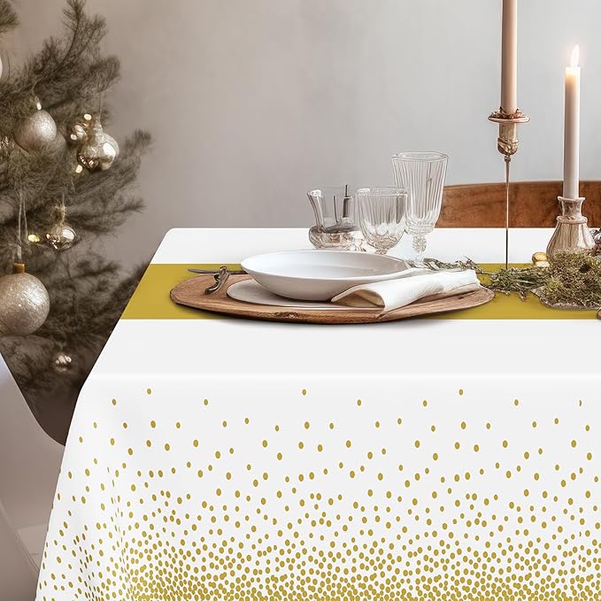 QZYL 12Pack Table Cloth Rectangle Tables, Waterproof Table Covers - Image 6
