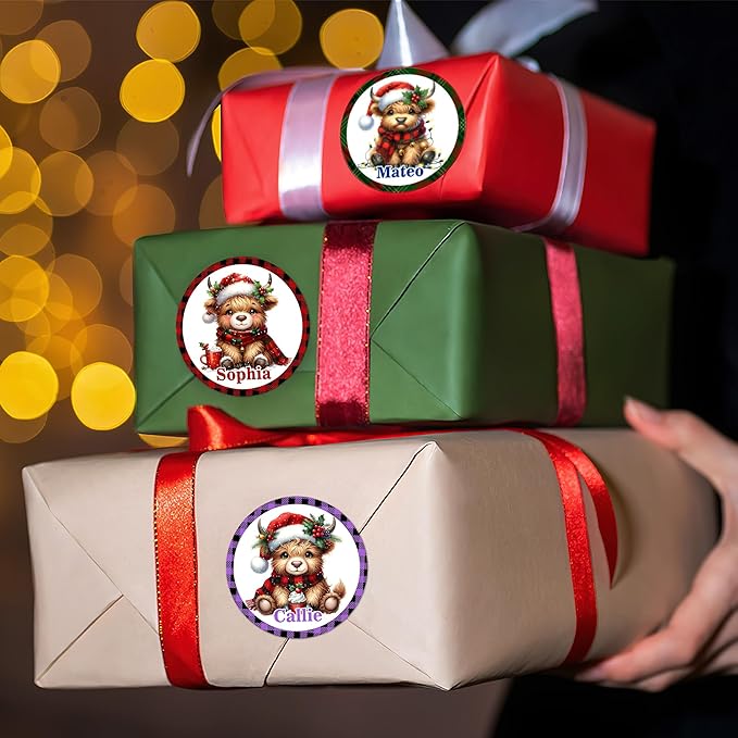 Personalized Christmas Stickers - Image 3