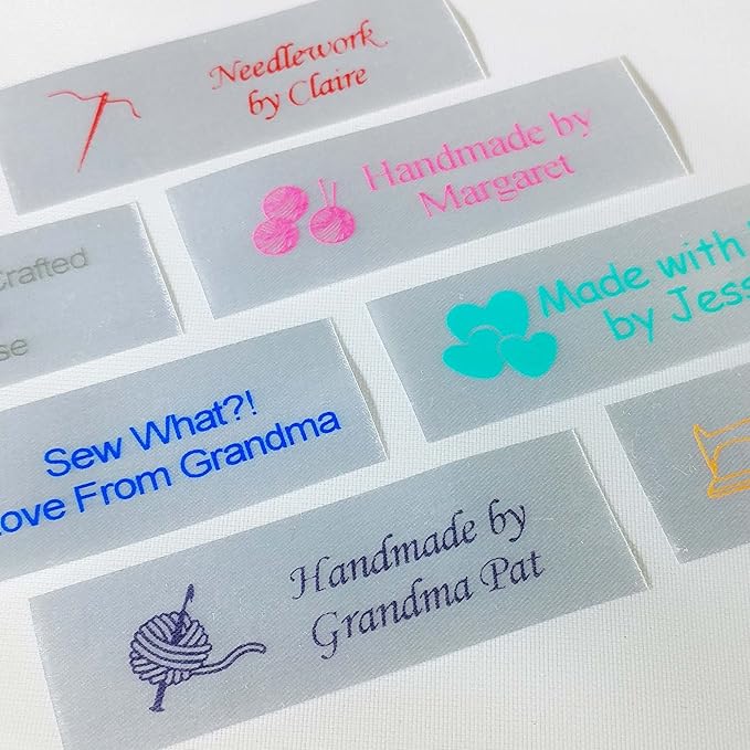 Personalized Satin Sewing Labels by LabelWeavers