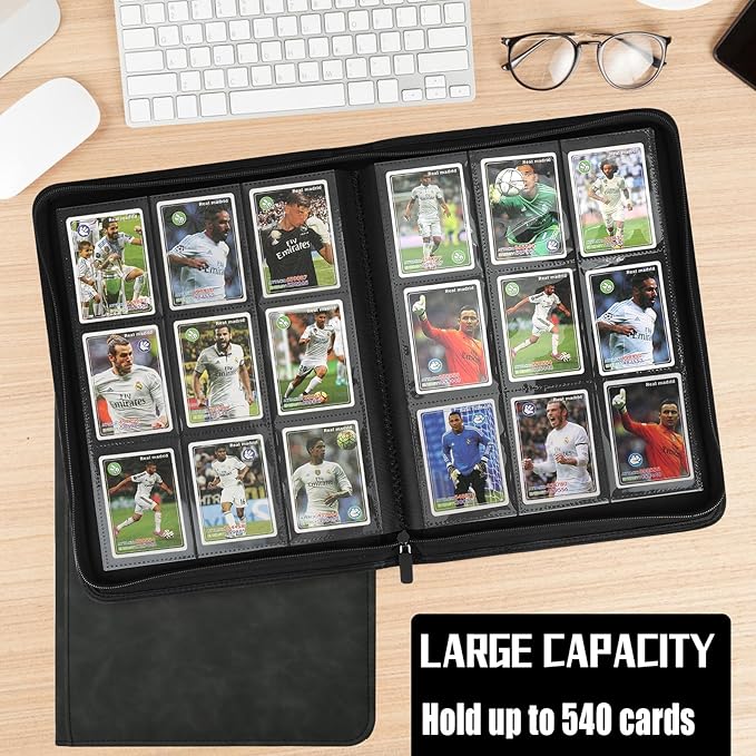 9 Pocket Card Binder, 540 Pocket Trading Card Binders, Loading Pocket - Image 5