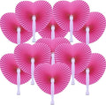 12 Packs Decorative Paper Folding Hand Fans Handheld by Bestage
