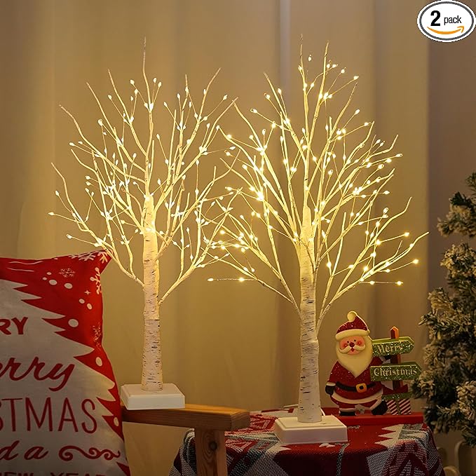 2 Pack 144 LED Artificial Tree Lamp by PXBNIUYA