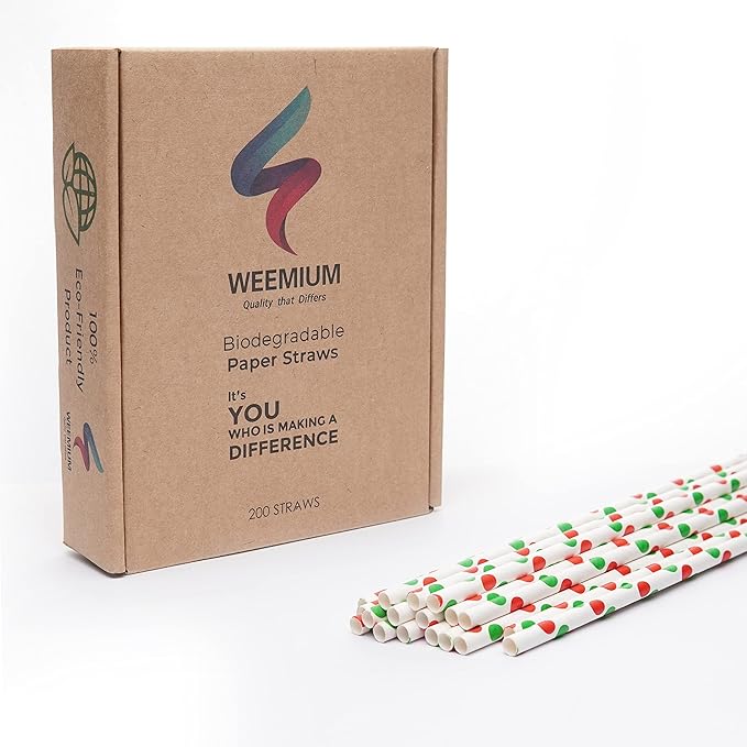 Weemium Christmas Paper Straws - Image 3