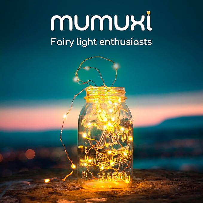 MUMUXI 20 Pack 3.3ft Fairy String Lights Battery Operated, Mini LEDs - Image 8