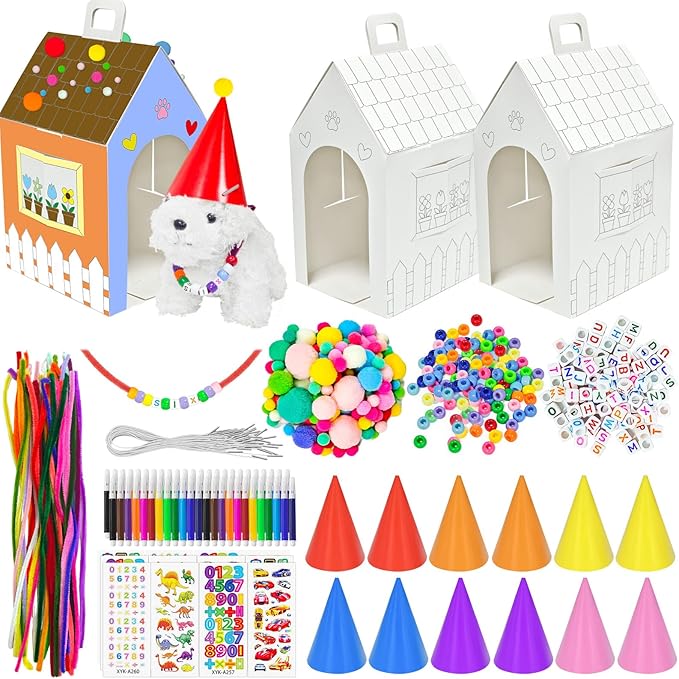 Cinrobiye 24 Sets Adopt a Puppy Party Favors DIY Dog Party Boxes Set Make Your by Cinrobiye