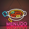 CNBEYOUNG Menudo Neon Sign, Neon Lights Hanging Wall Art Decoration by CNBEYOUNG