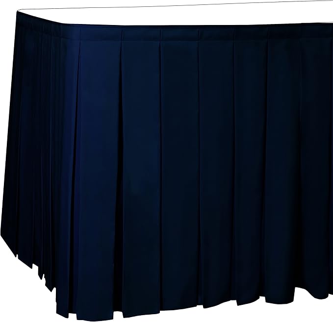 Ultimate Textile Pleat Polyester Fabric Table Skirt by UltimateTextile