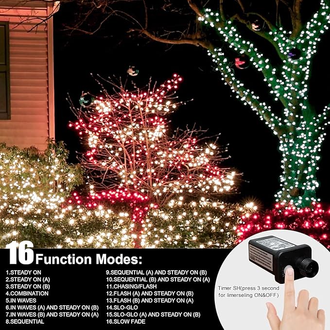 LAMPHOME 33ft Christmas Decorative St. Patrick's Day Mini String Lights - Image 5