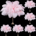 80 Pcs Large Natural Ostrich Feathers Plumes 14-16 Inch Bulk by Yuxung