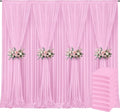 40x10ft Backdrop Curtains for Parties, 8 Panels 5x10ft Curtains Photography by JKLUMI