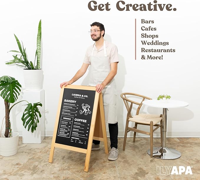 Ilyapa Wooden A-Frame Sign - Image 5