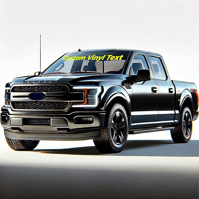 Custom Vinyl Decal Truck Lettering by ANewDecals