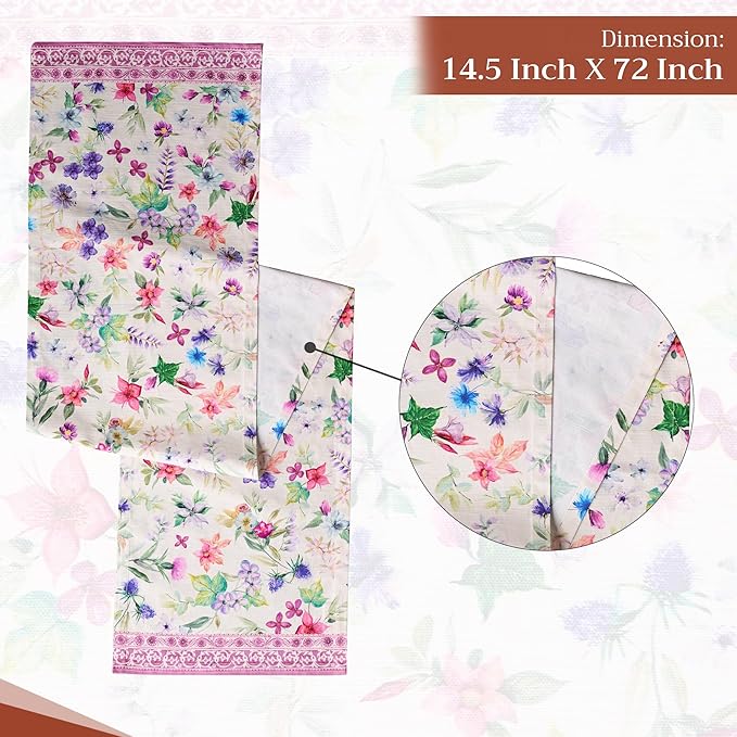 Maison d' Hermine Table Runner 100% Cotton Single Layer Table Runners 72 inches - Image 4