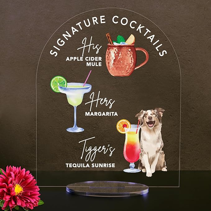 Pet Signature Drink Wedding Signs - Image 2