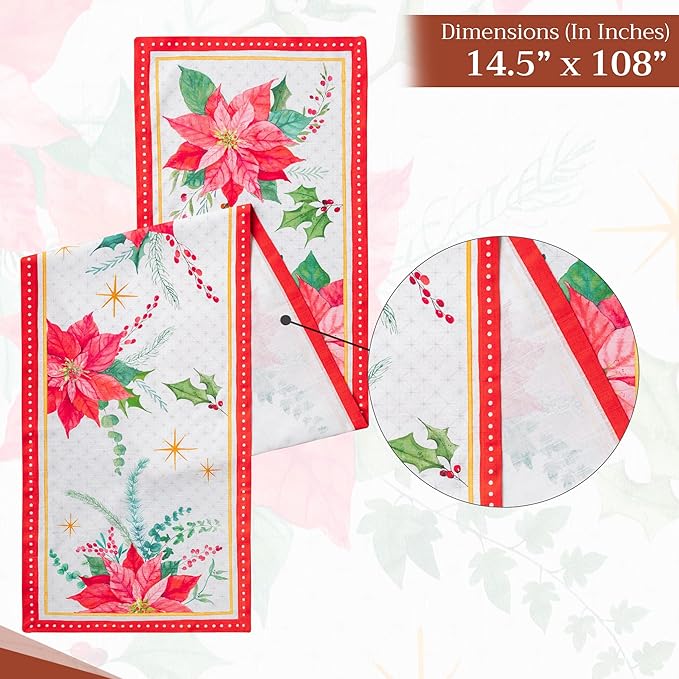 Maison d' Hermine Table Runner 100% Cotton Single Layer Table Runners 108 - Image 4
