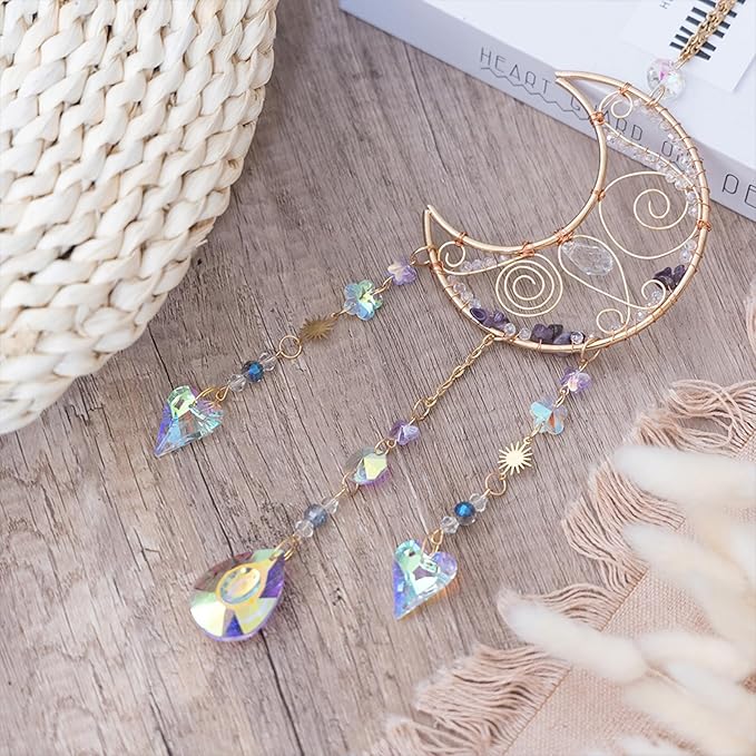 TUOKING Crystal Moon Suncatchers - Image 6