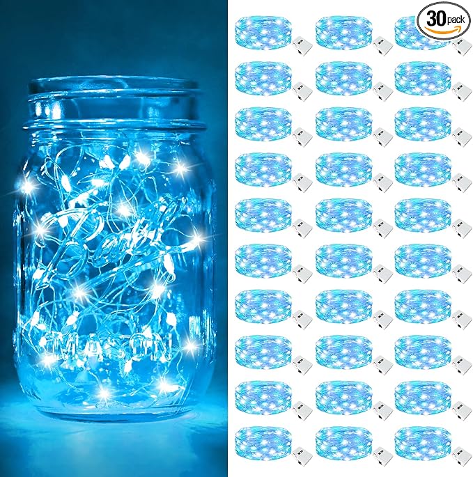 btfarm 30 Pack Fairy Lights Battery Operated, 7ft 20 Led Twinkle Lights String by btfarmdecorativelighting