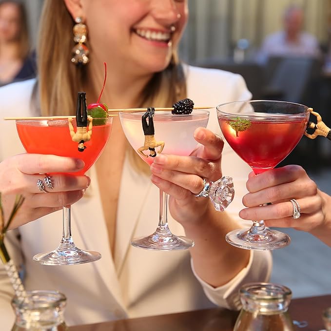 NPW Ladies Night Drink Markers, Original Drinking Buddies & Wine Glass Charms - Image 4