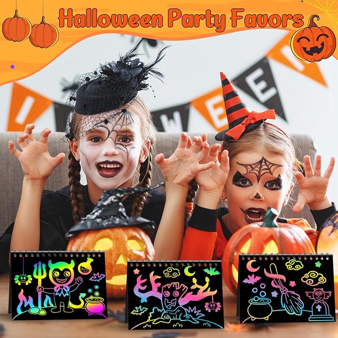 ZMLM Rainbow Scratch Party Favors Kids: Birthday Gifts Toy Bulk Scratch Art - Image 3
