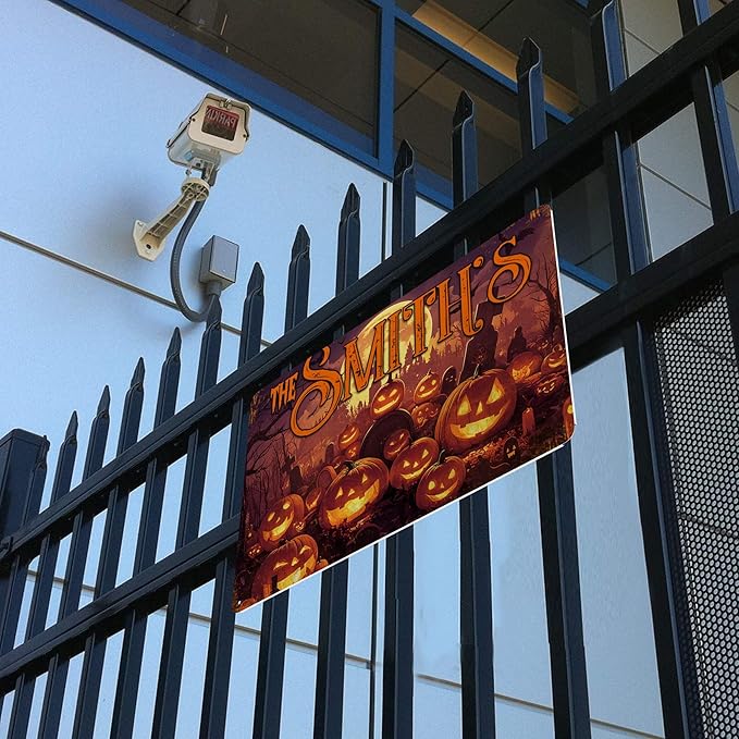 Personalized Halloween Metal Sign - Image 4