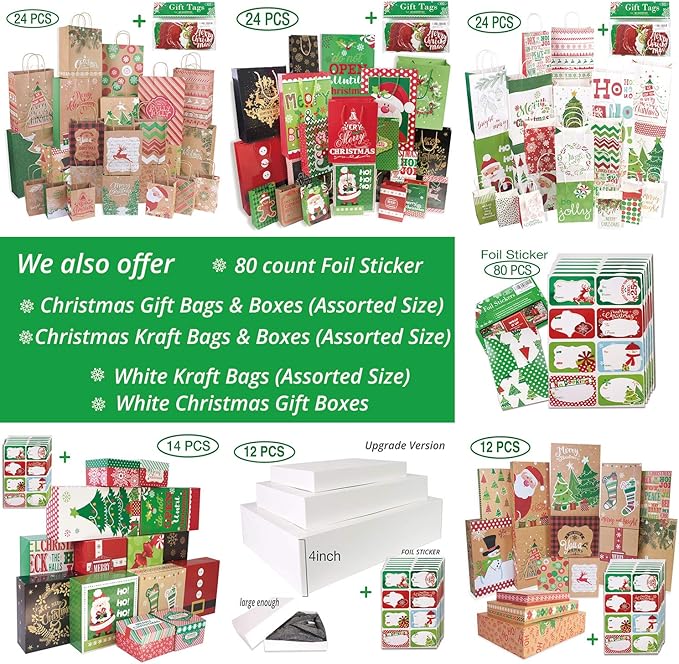 Christmas Gift Tags 60 Count - Image 6