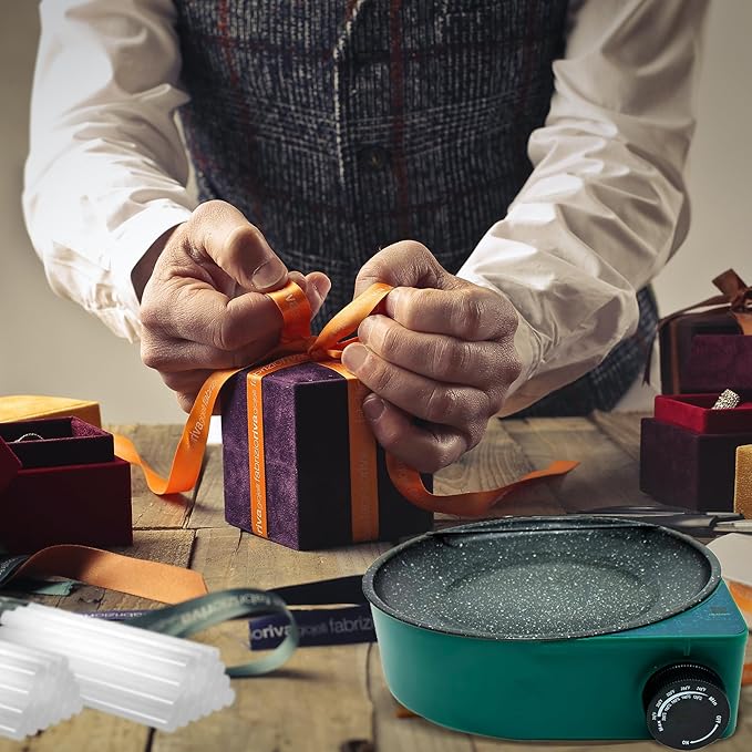 Floral Glue Pot Skillet for Crafts, Temperature Control Gage 212°F-392°F - Image 6