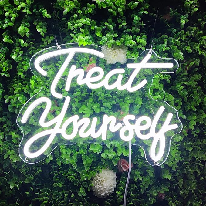 Treat Yourself Neon Sign Treat Yourself Sign - Image 8