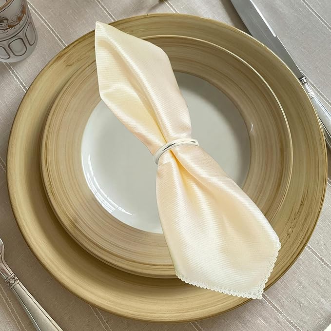 10 Pcs Silver Napkin Rings - Image 5