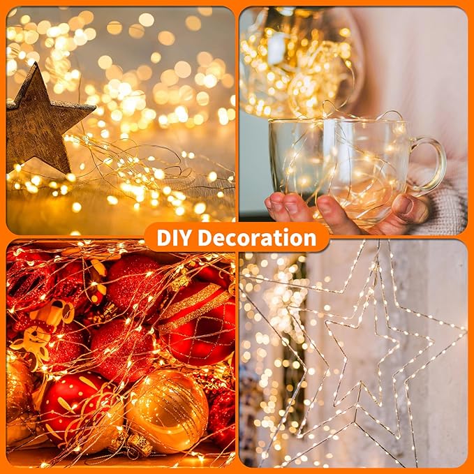 TingMiao 6 Pack Fairy Lights Battery Operated 7.2 ft 20 LED Mini String Lights - Image 9