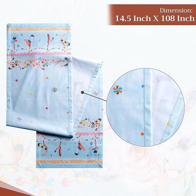 Maison d' Hermine Table Runner 100% Cotton Single Layer Table Runners 108 - Image 4