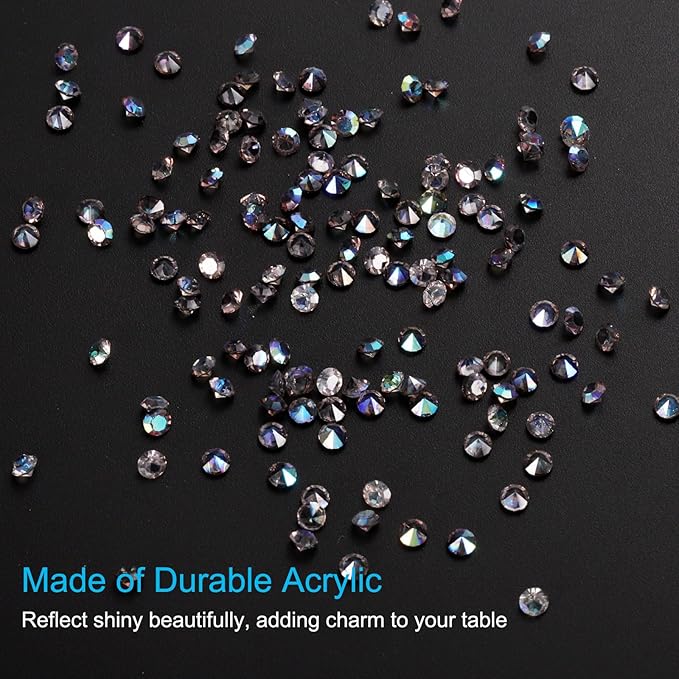 PATIKIL 14000Pcs Wedding Table Scatter Confetti Crystals 3mm Acrylic Diamonds - Image 3