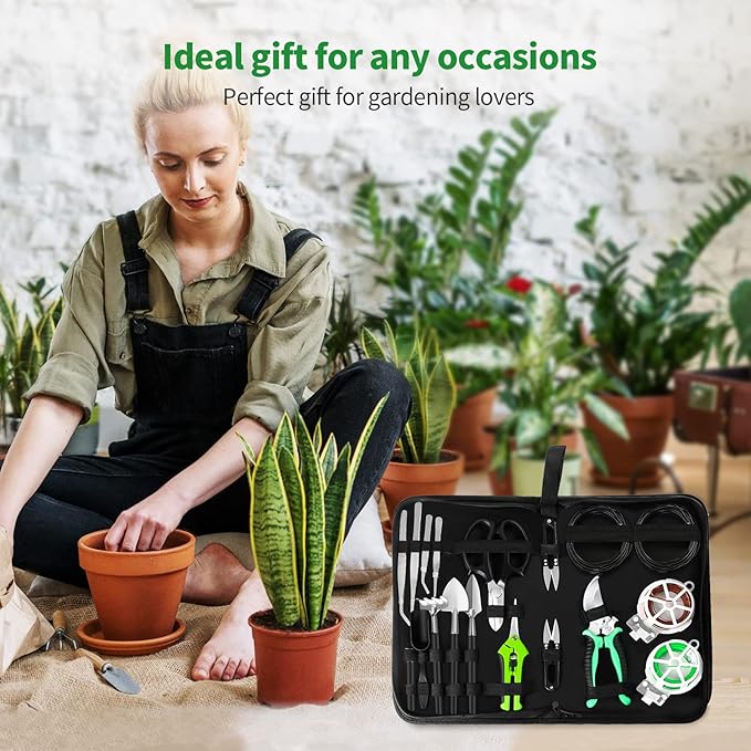 Bonsai Tree Kit, Bonsai Tool Kit Include 262 Feet Bonsai Wire, 29.5"x29.5" - Image 7