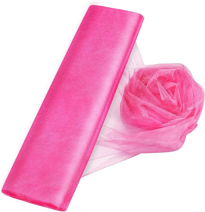 Crystal Organza Tulle Sheer Fabric Backdrop Curtains by Anteer