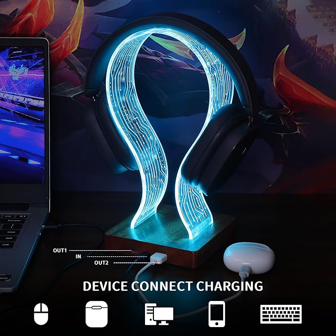 YuanDian RGB Headphone Stand - Image 2