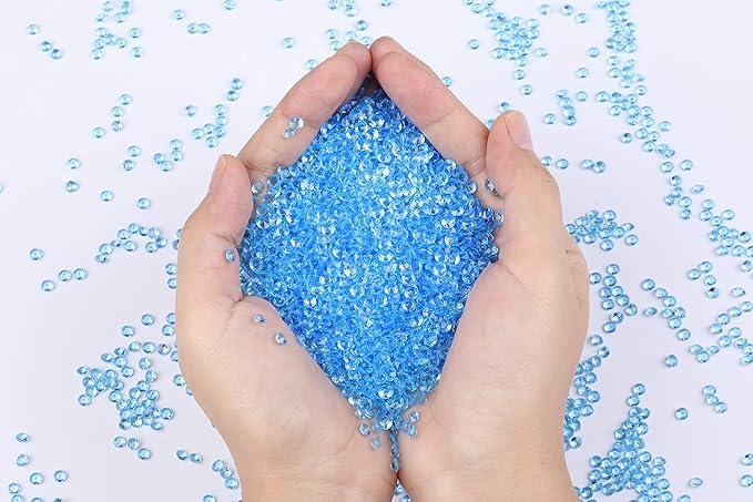10000 pcs/Pack Wedding Table Scatter Confetti Crystals Acrylic Diamonds Vase - Image 3