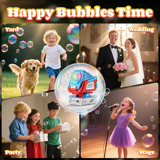 2025 Upgraded Bubble Machine - Image 7