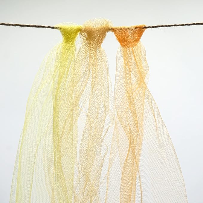 Orange Tulle Fabric Roll 6 Inch X 300 FT Matte Tulle Ribbon Netting Mesh Spool - Image 5