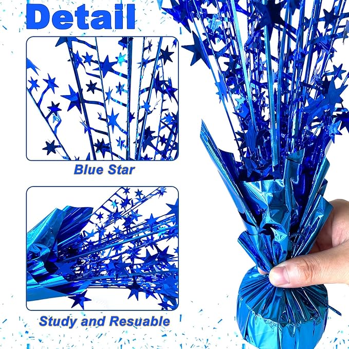 12 Pack Metallic Foil Spray Centerpiece Star Table Decoration Burst Table - Image 4