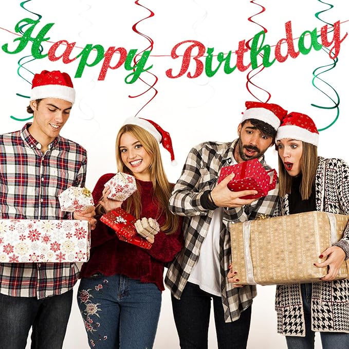 Red White Green Mexican Christmas Birthday Party-Decorations - Image 7