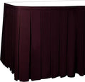 Ultimate Textile Pleat Polyester Fabric Table Skirt by UltimateTextile