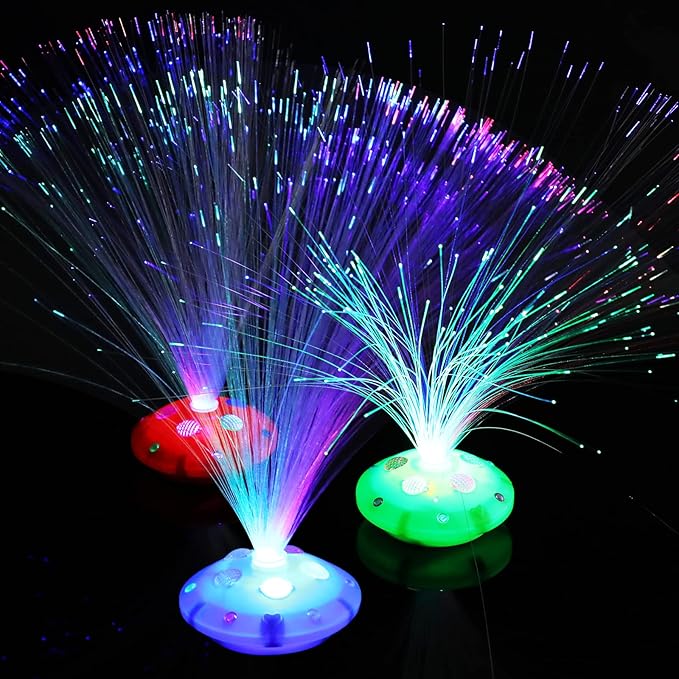 Retisee 24 Pcs Halloween Fiber Optic Lamp Multicolored Centerpiece Optic Lights - Image 3