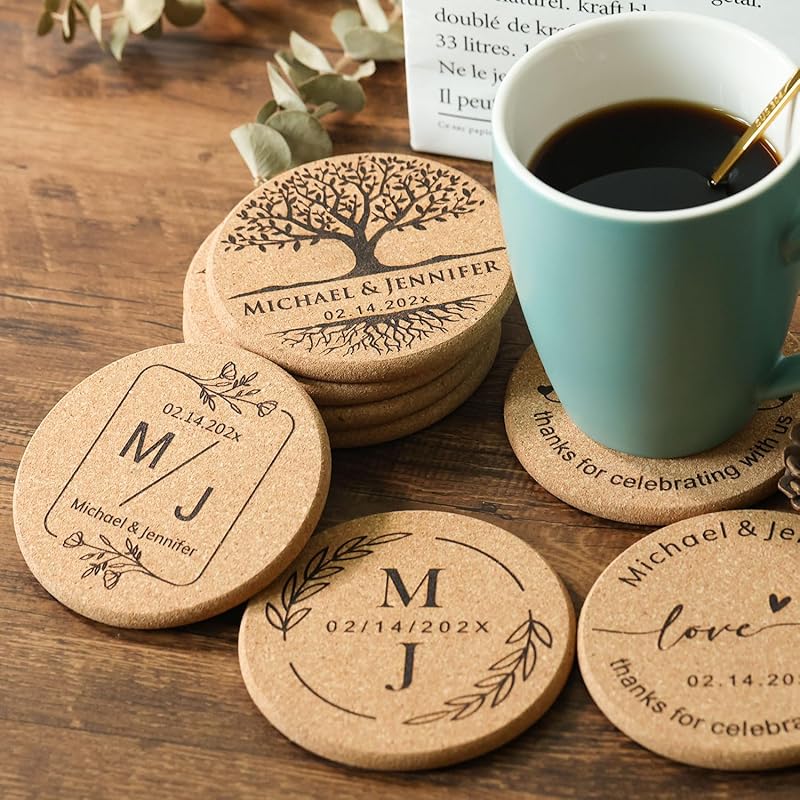 Personalized Cork Coasters - Image 7