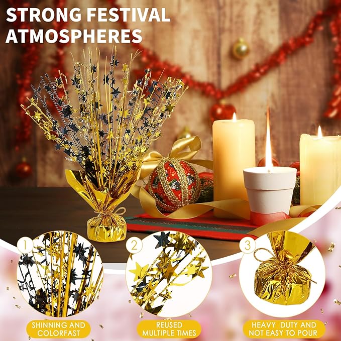 6 Pack Star Table Centerpieces for Party, Birthday Table Decorations for Kids - Image 3