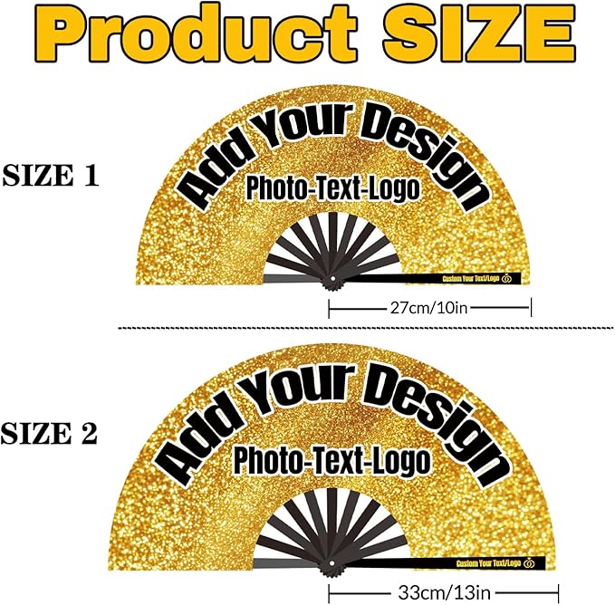 Custom Fans with Your Photo/Text - Image 2