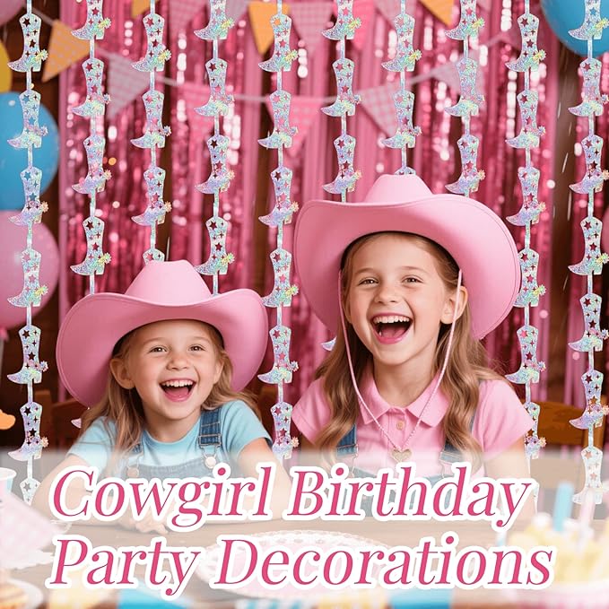 4 Pcs Cowgirl Party Decorations - Image 5