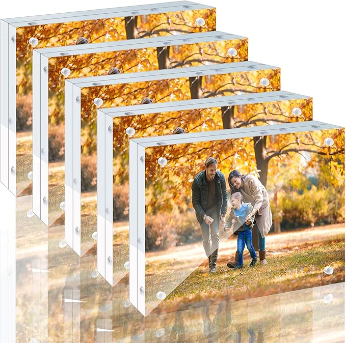 5 Pack 6x8 Acrylic Picture Frames by AdeptusMechanicus