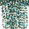 6 Pcs x 8.2 ft Flower Garland Artificial Rose Vine Flowers by PONKING